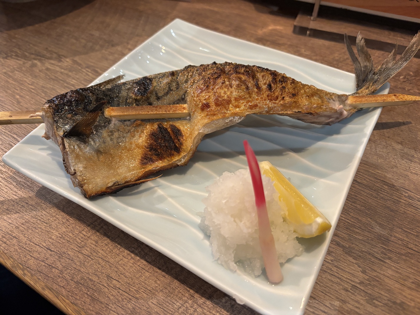 トロ鯖越前塩焼き